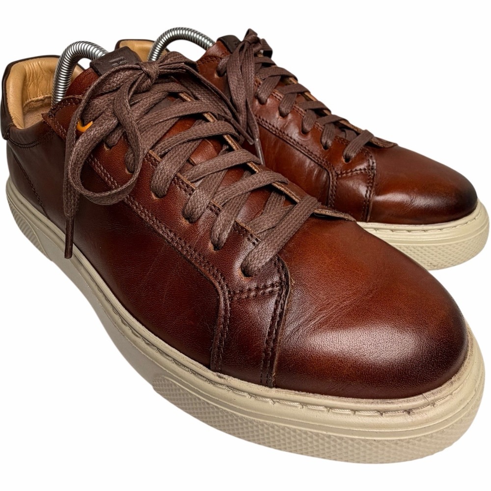 Samuel Hubbard Sunset Sneakers Brown Leather Comfort‎ Shoes Men 9 Wide Portugal